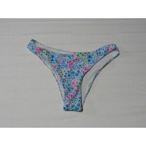 Zaful Women's Bikini Bottom Size Large High Cut Cheeky Floral Print